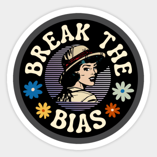 Break the Bias Detective Women International Day Sticker